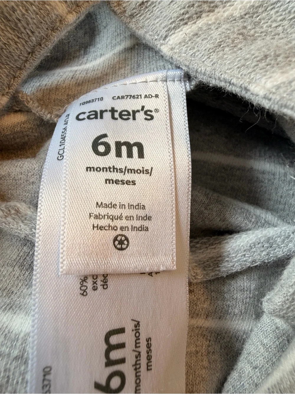 Carter's 6 Month Baby Boy 2 Piece Shortall Outfit Bundle